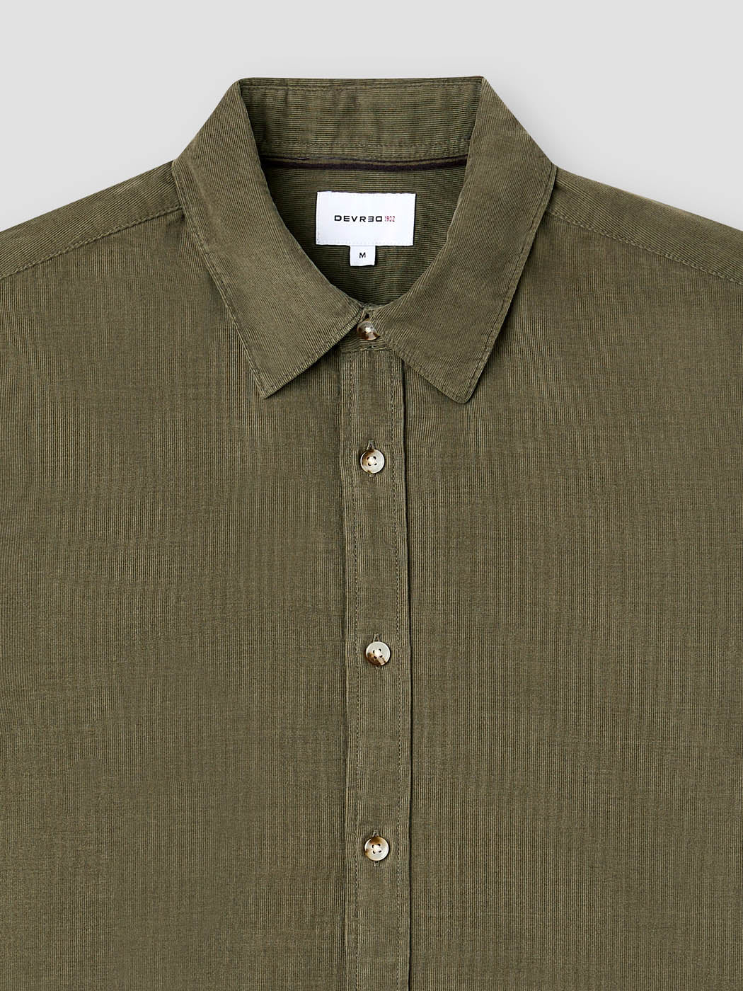 Chemise slim en velours - DEVRED 1902
