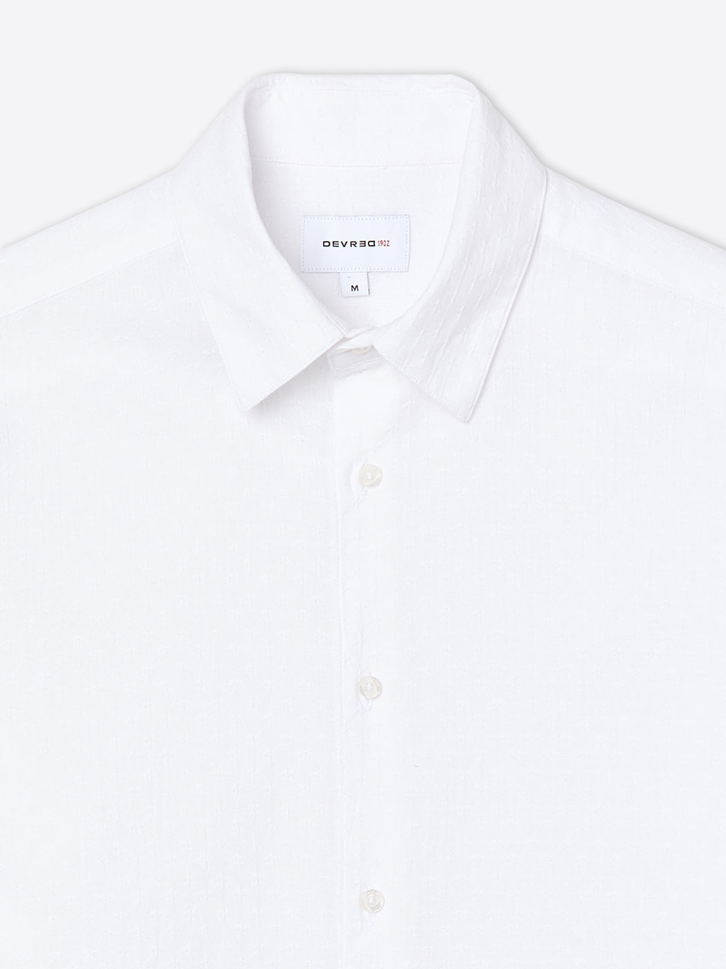 Chemise slim à motif en coton - DEVRED 1902