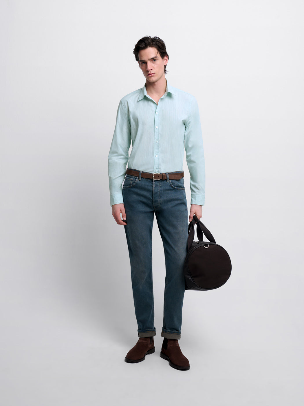 Chemise extraslim rayée - DEVRED 1902