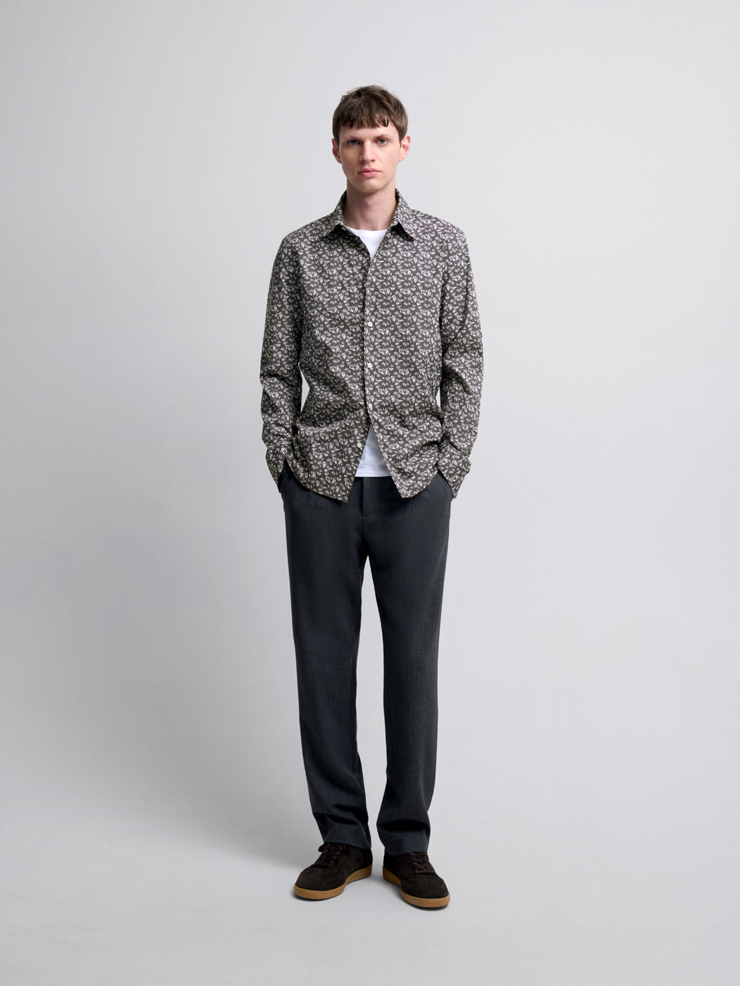 Chemise slim à motifs - DEVRED 1902