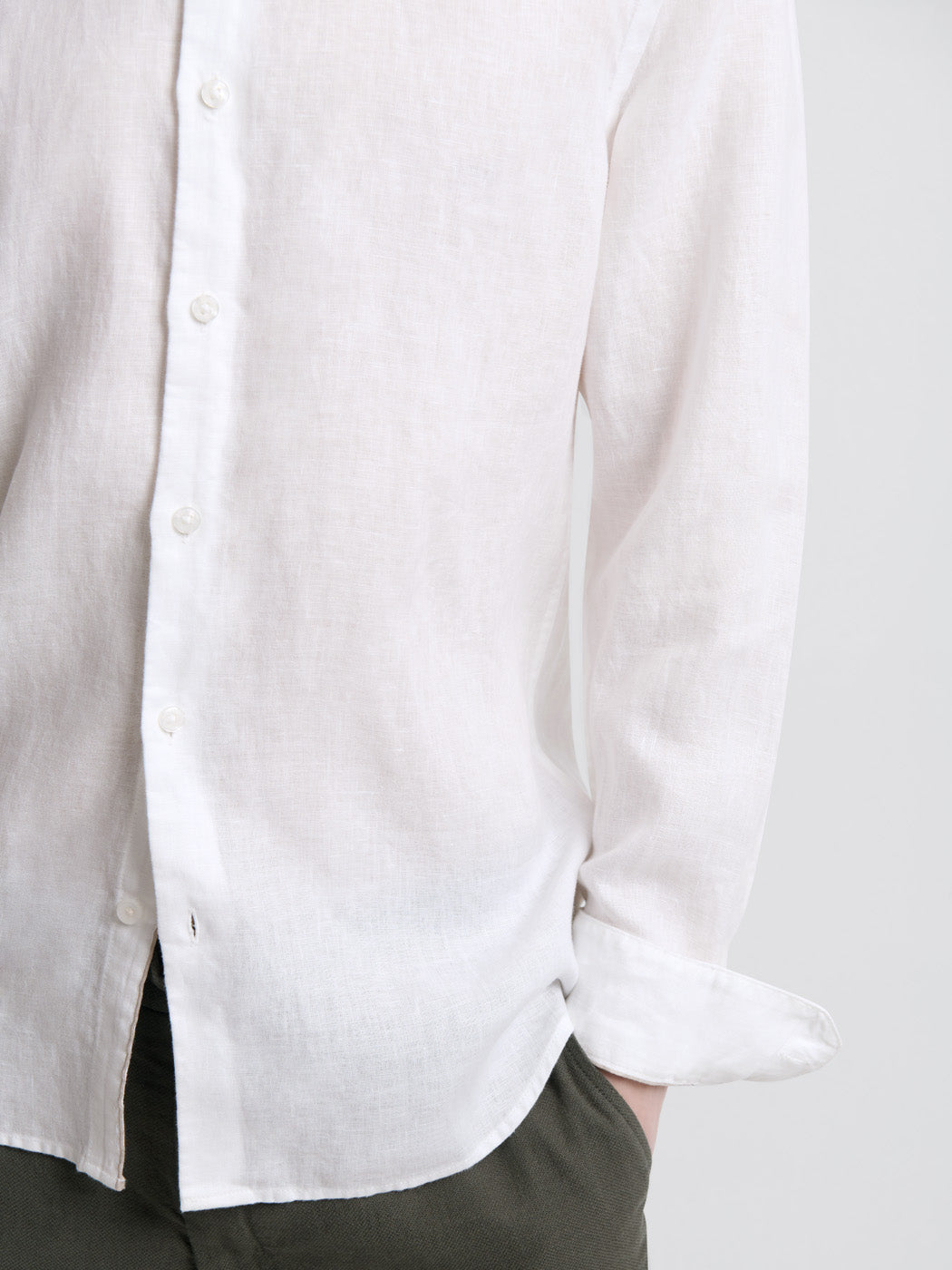 Chemise slim en lin - DEVRED 1902