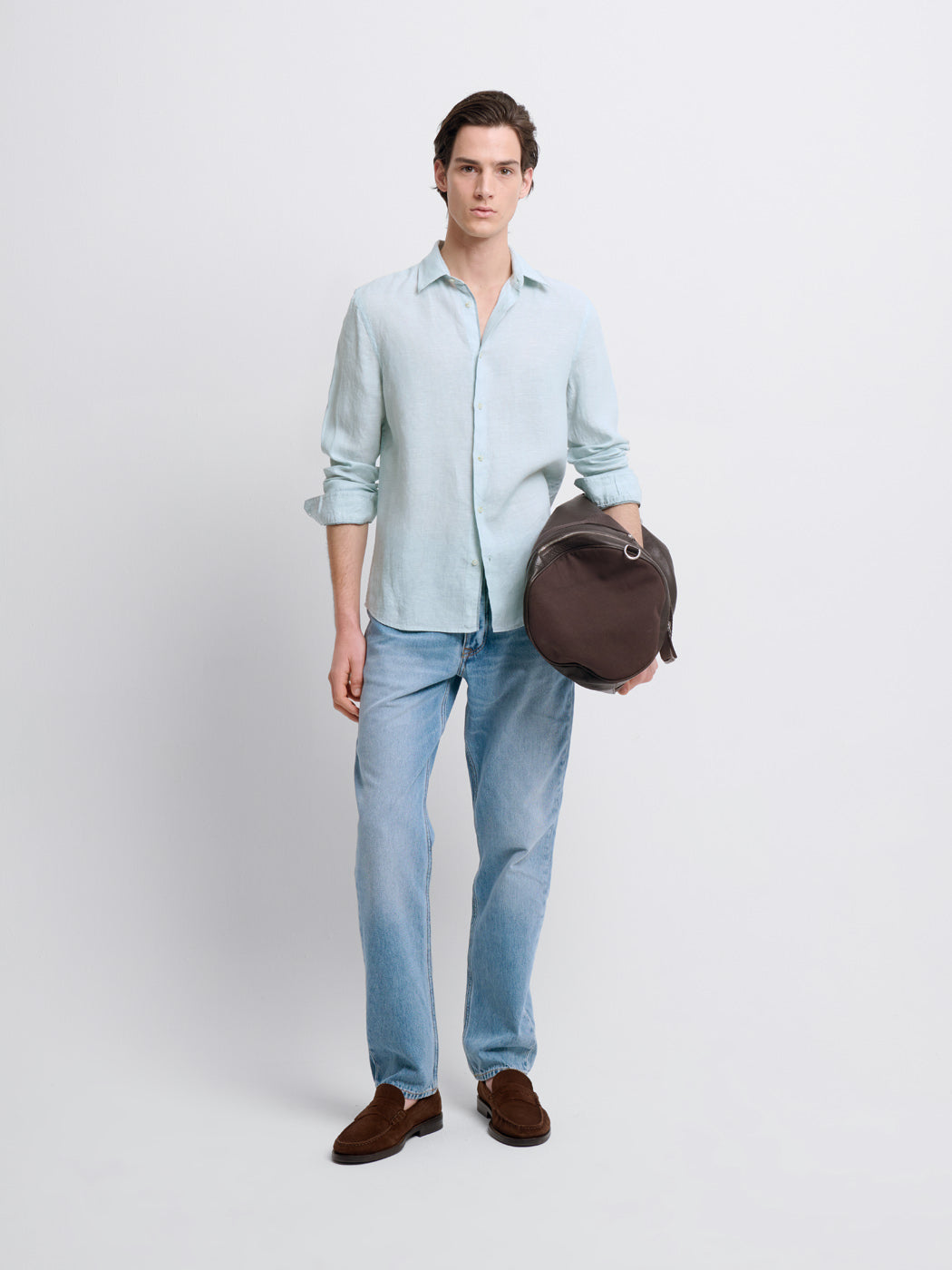 Chemise slim en lin - DEVRED 1902