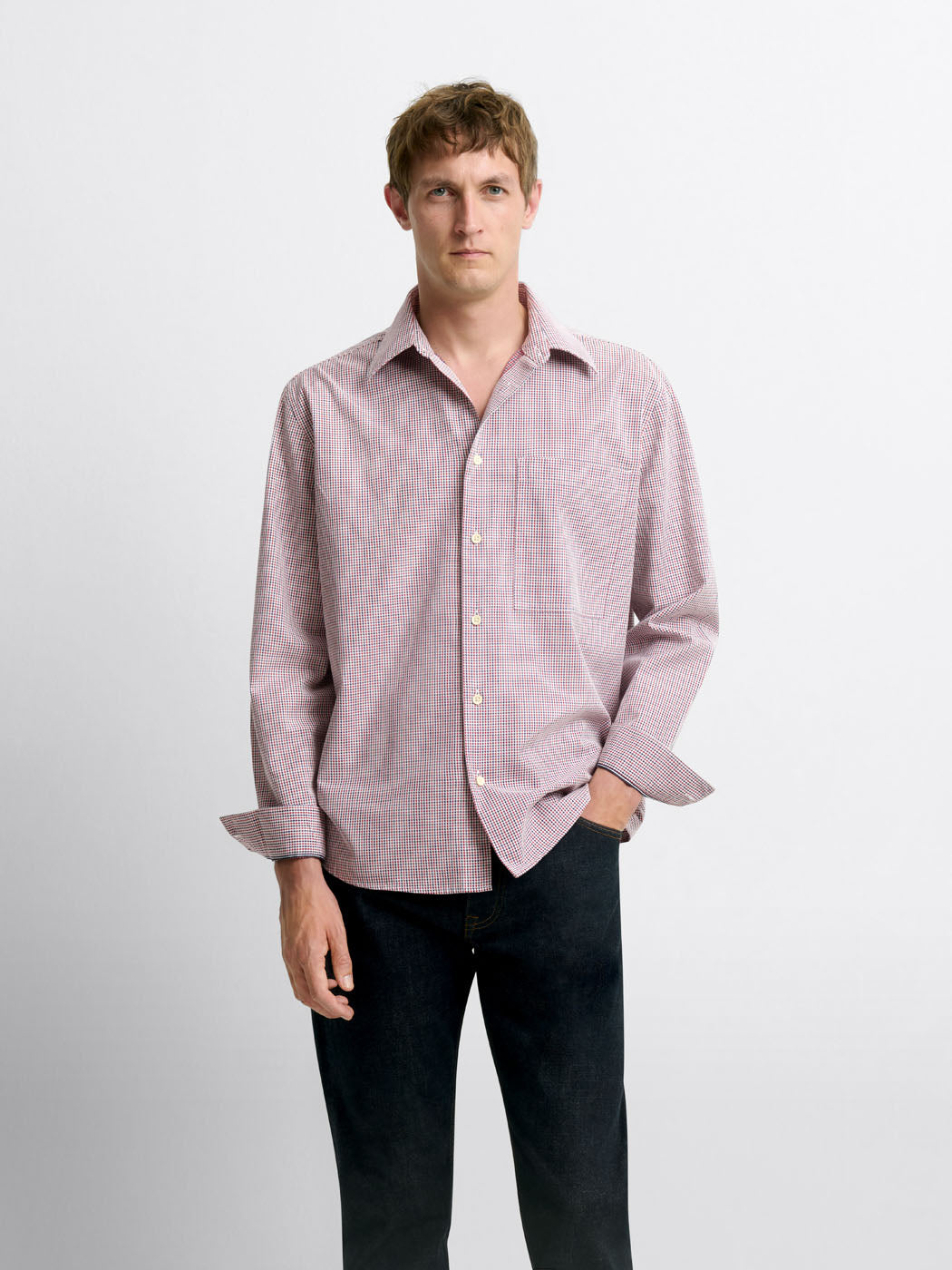Chemise regular à motifs en coton - DEVRED 1902