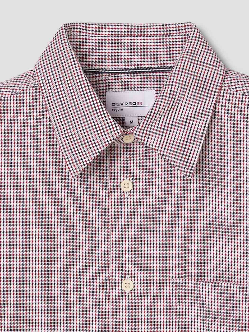 Chemise regular à motifs en coton - DEVRED 1902