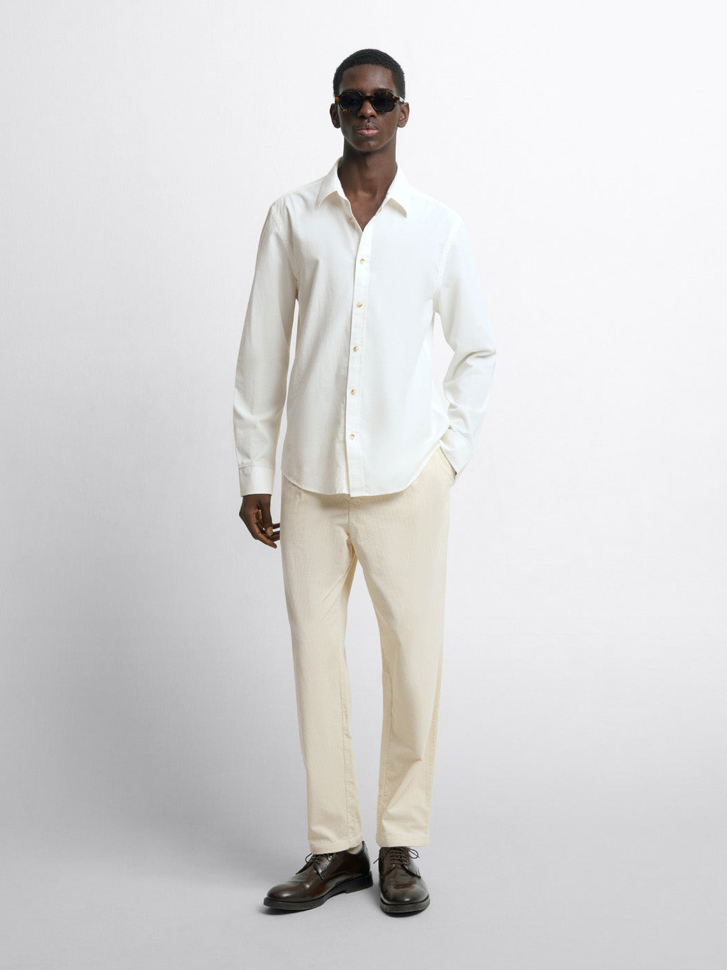 Chemise slim en velours - DEVRED 1902