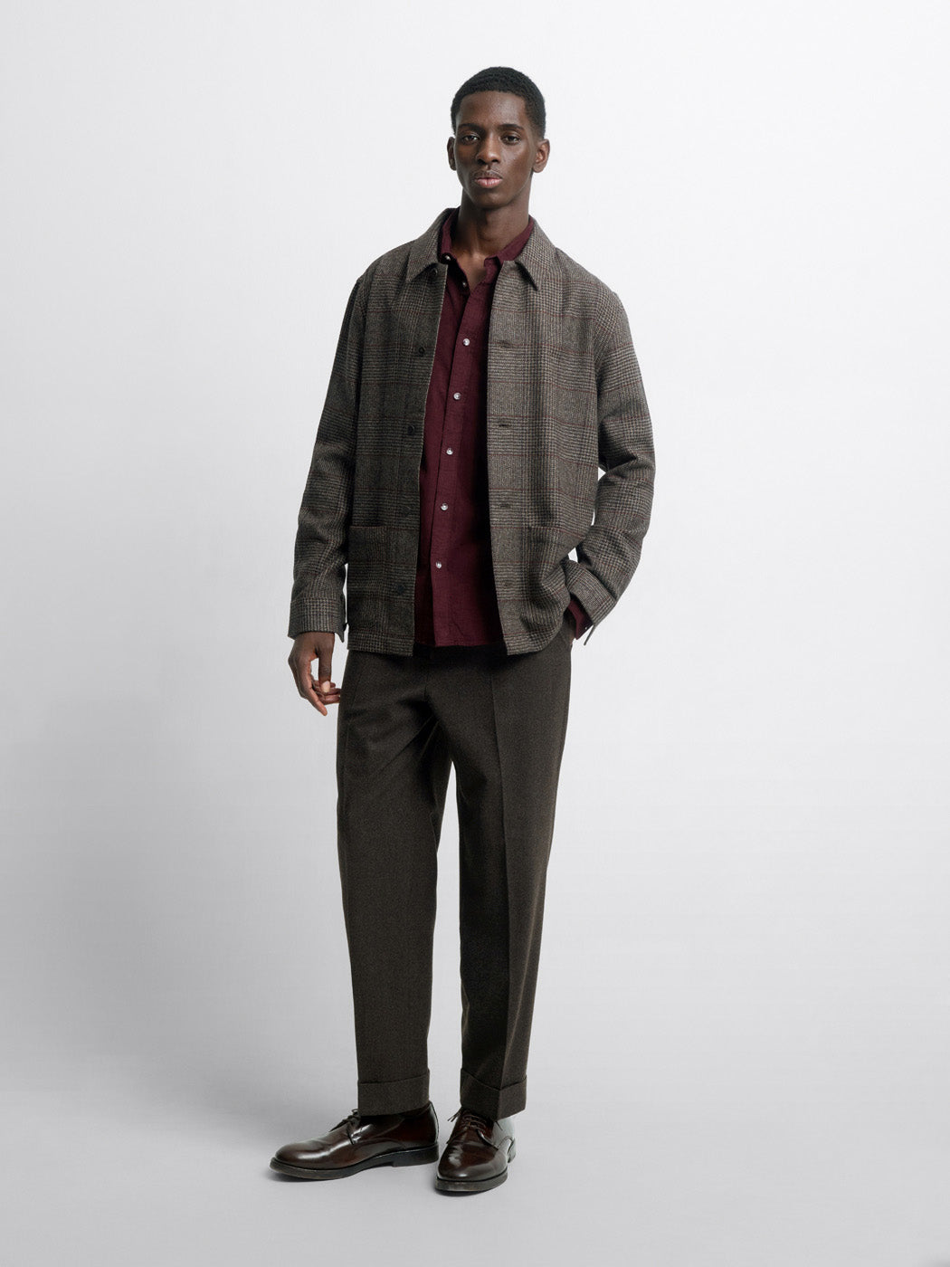 Chemise slim en velours - DEVRED 1902