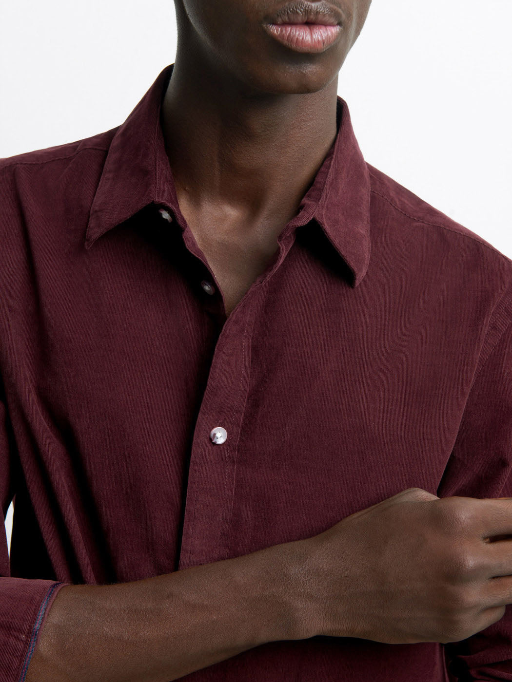 Chemise slim en velours - DEVRED 1902