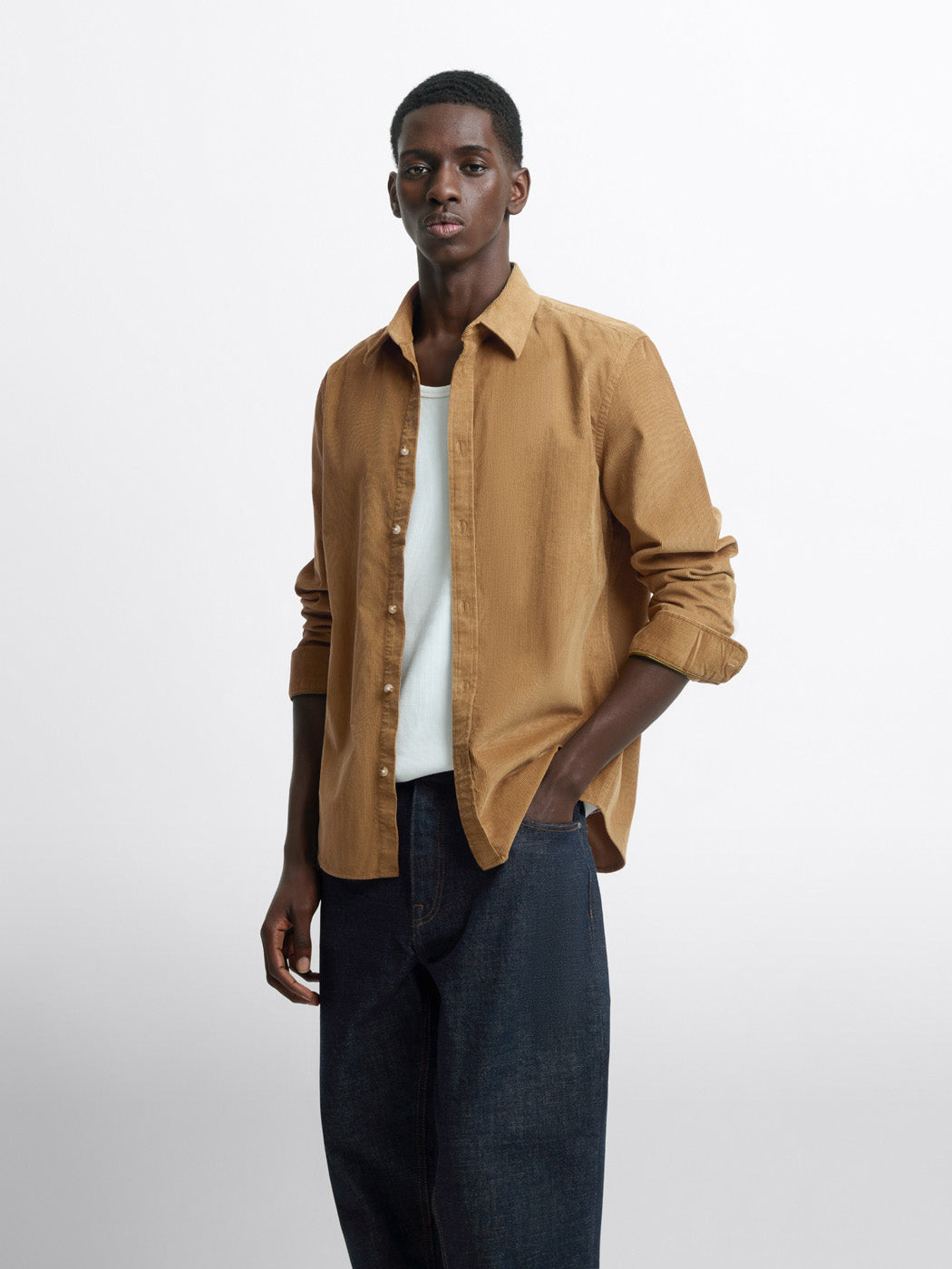Chemise slim en velours - DEVRED 1902