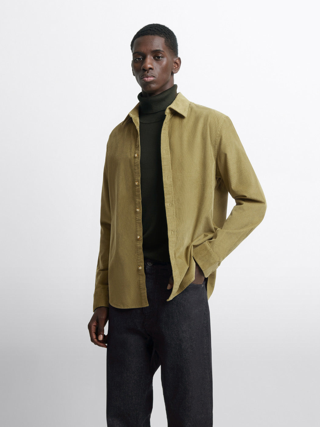 Chemise slim en velours - DEVRED 1902