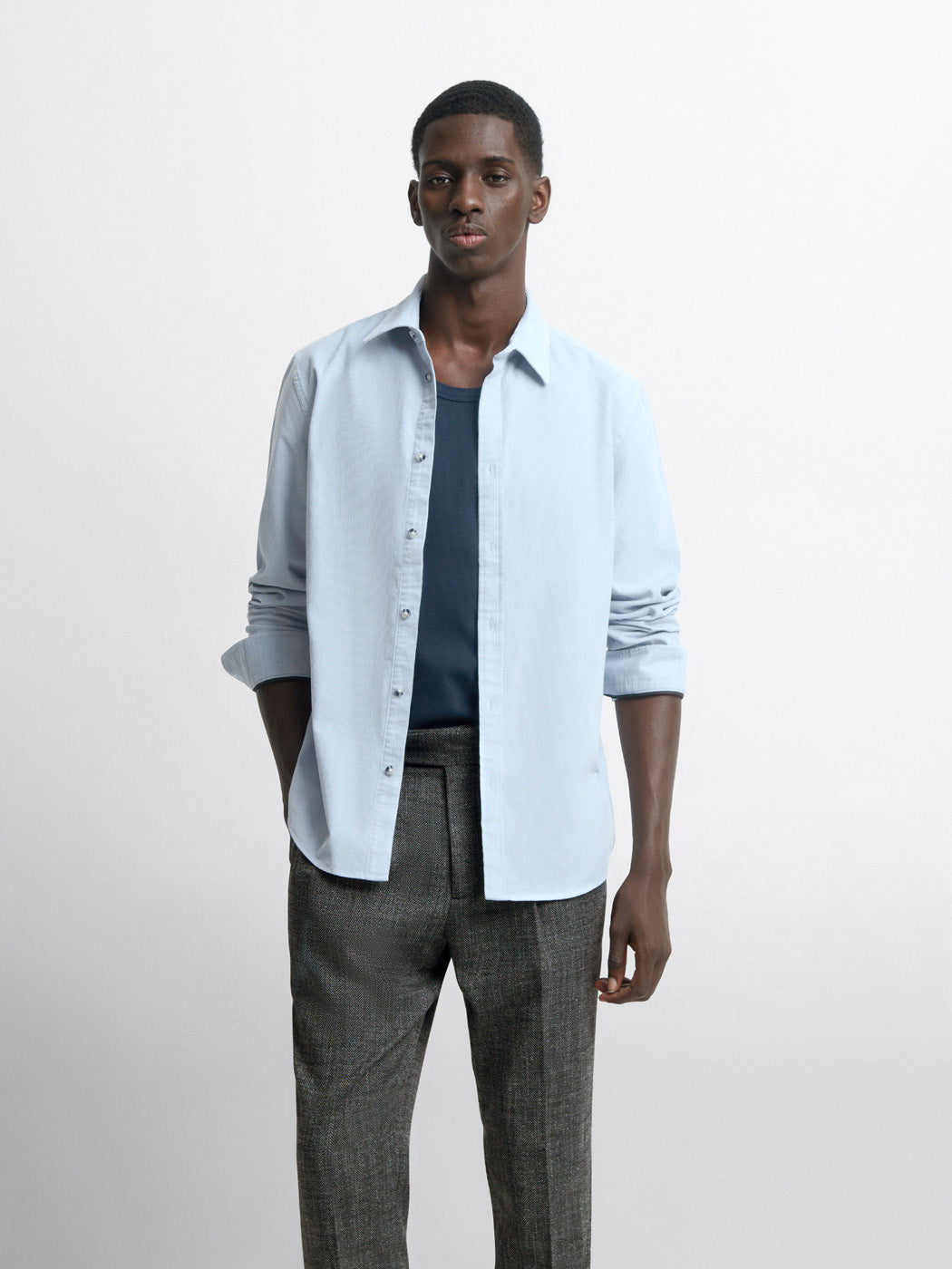 Chemise slim en velours - DEVRED 1902