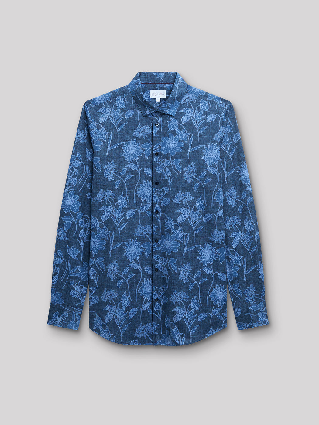 Chemise extra-slim stretch fleurie - DEVRED 1902