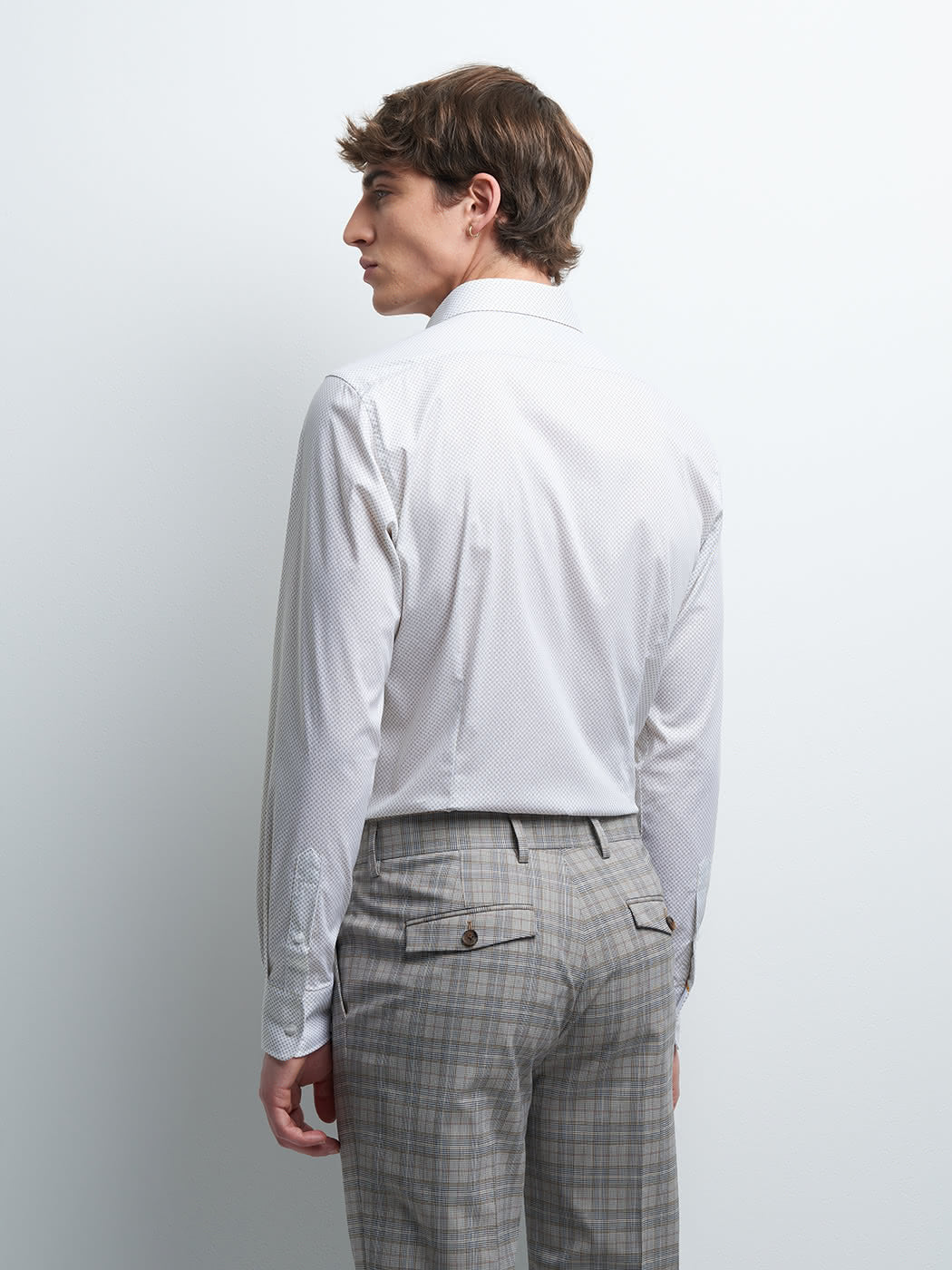 Chemise extra-slim stretch fantaisie - DEVRED 1902