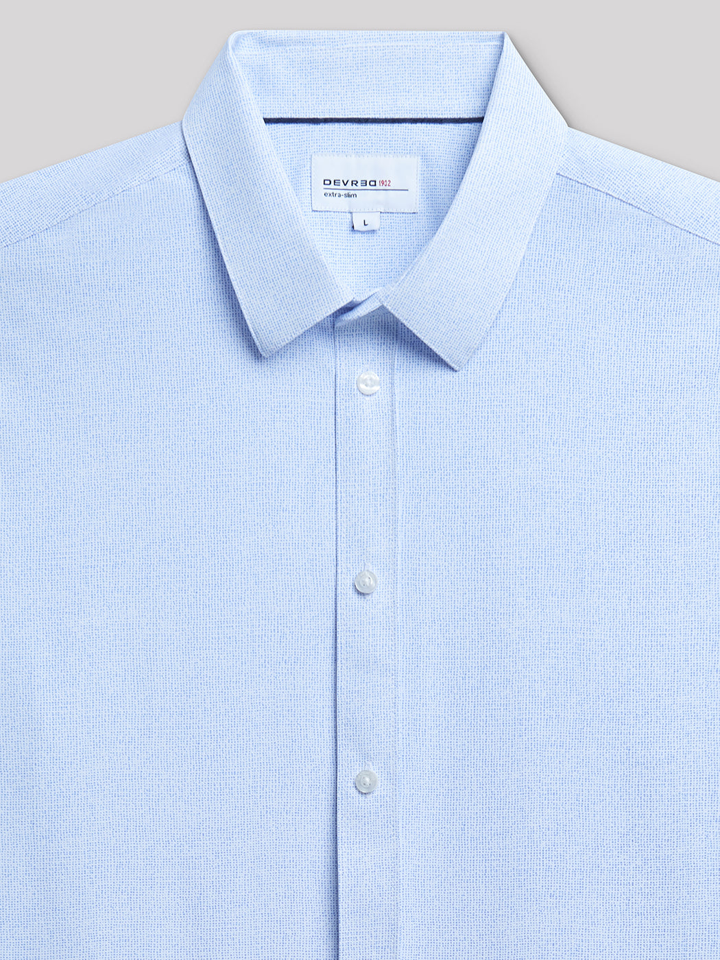 Chemise extra-slim unie - DEVRED 1902