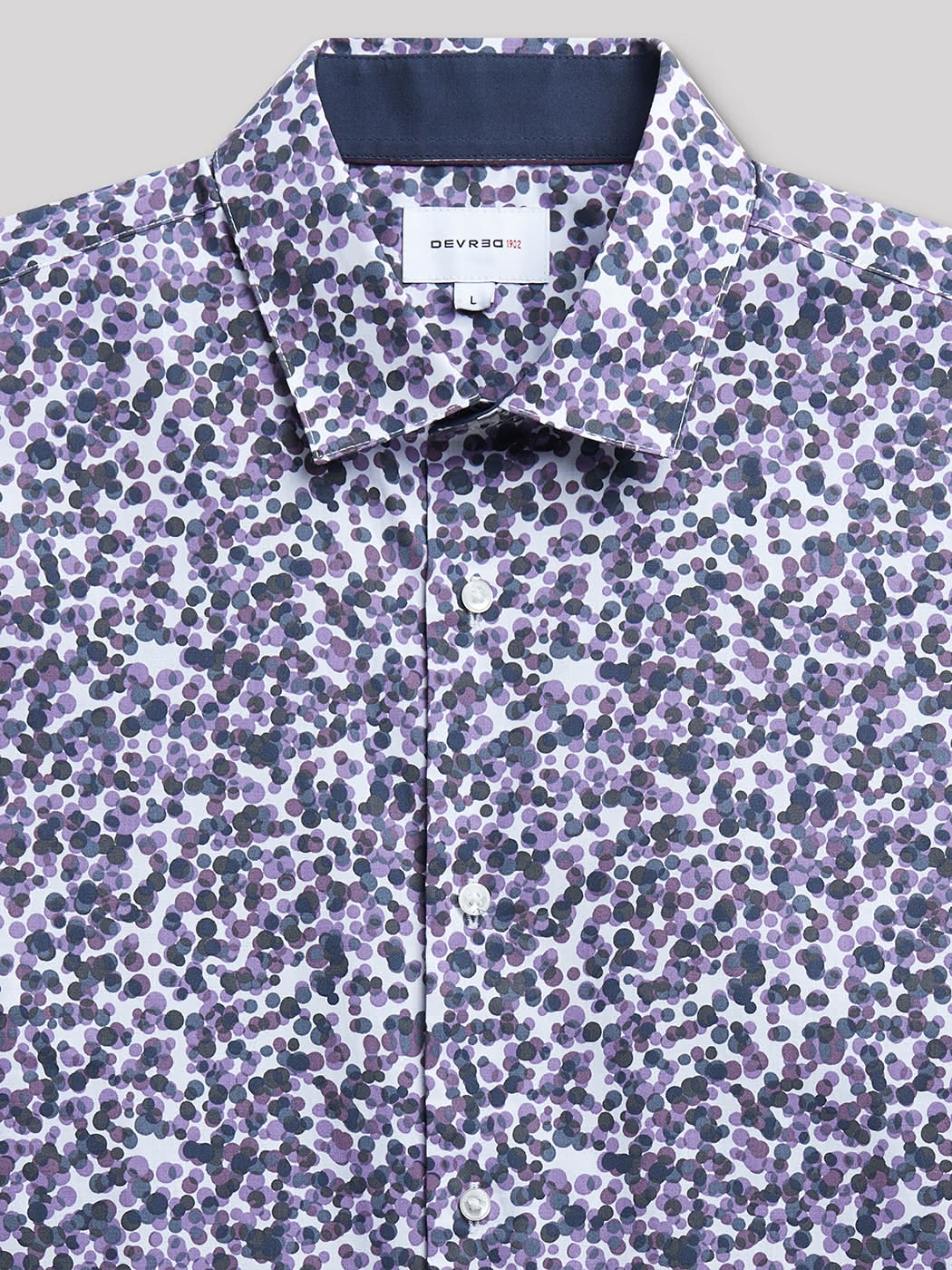 Chemise slim à pois - DEVRED 1902