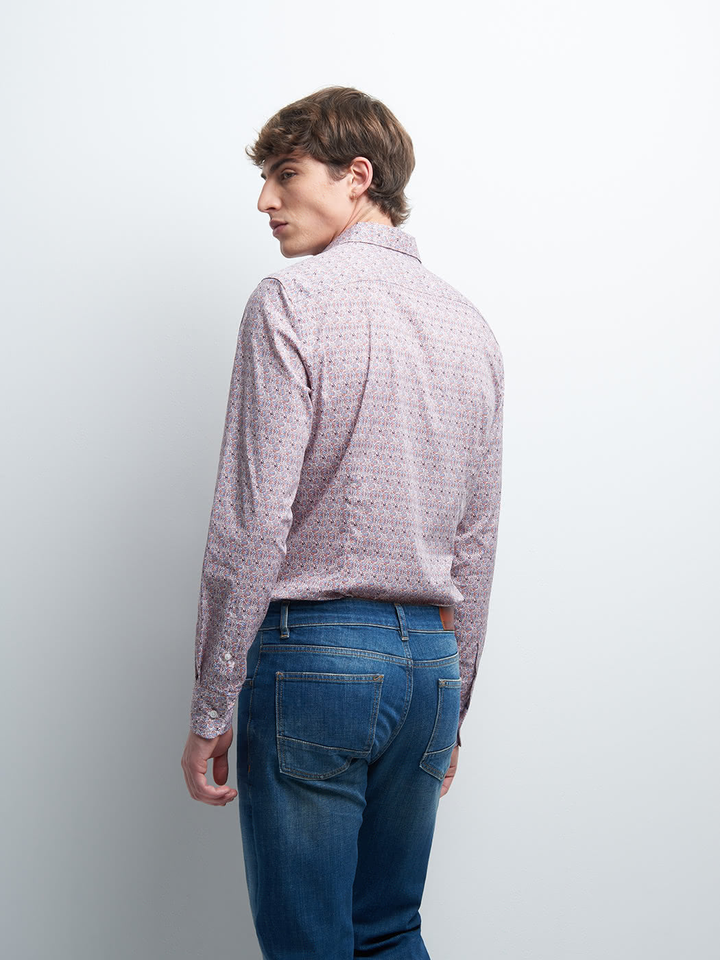 Chemise extra-slim stretch fantaisie - DEVRED 1902