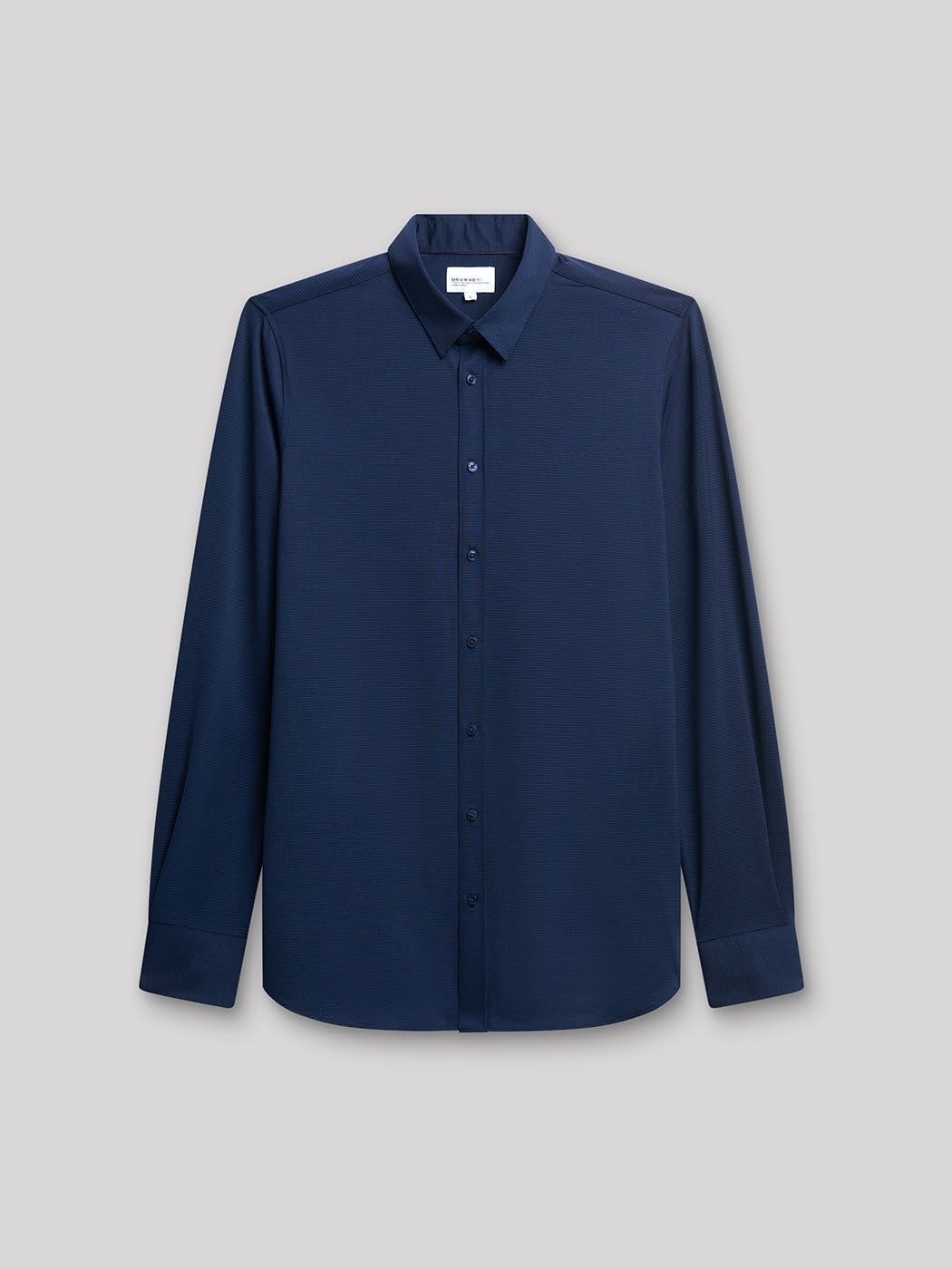 Chemise extra-slim stretch faux uni - DEVRED 1902
