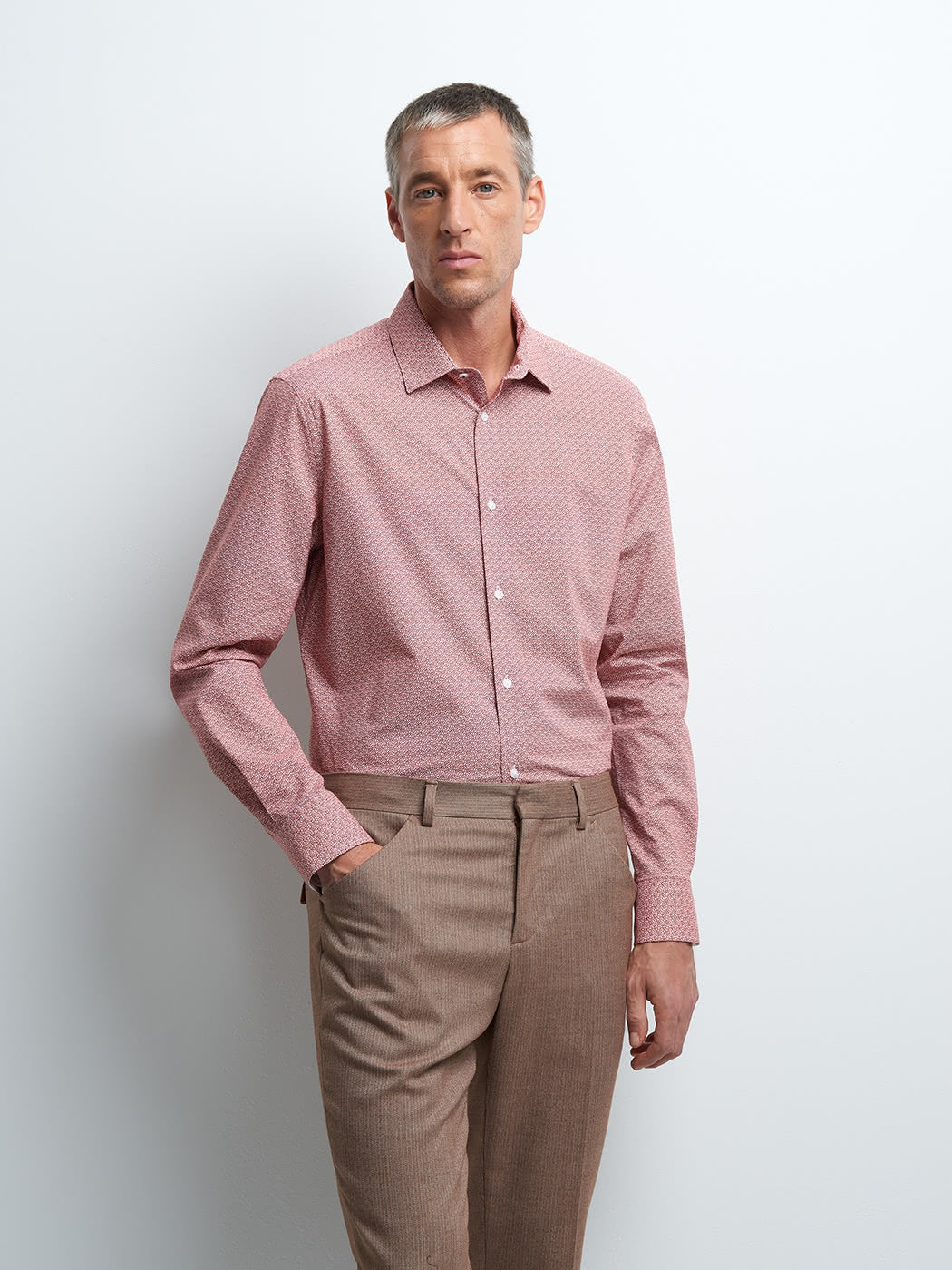 Chemise slim fleurie - DEVRED 1902