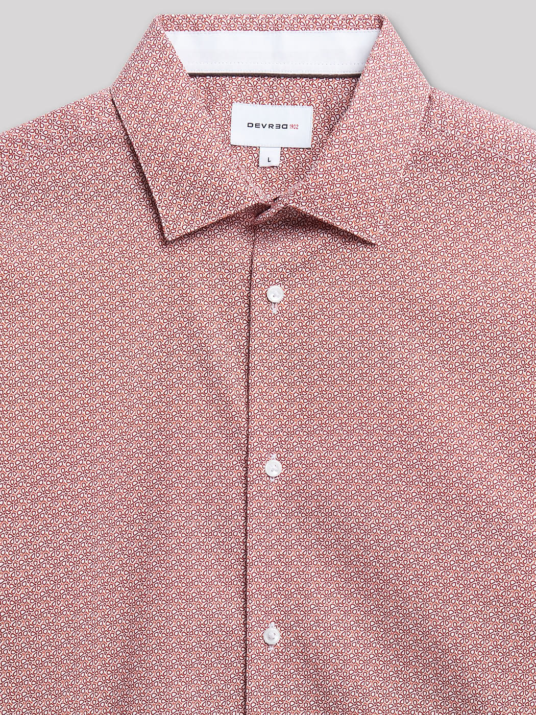 Chemise slim fleurie - DEVRED 1902