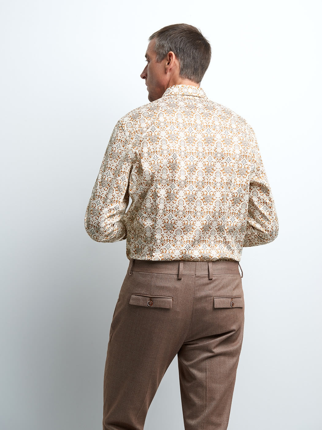 Chemise slim fleurie - DEVRED 1902