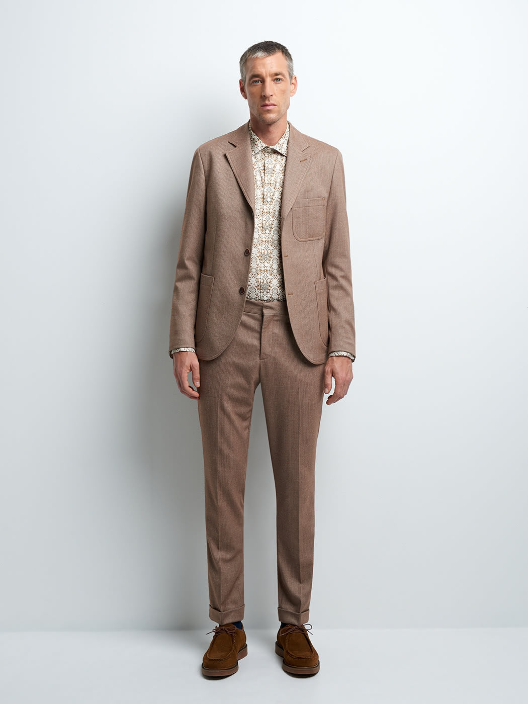 Chemise slim fleurie - DEVRED 1902