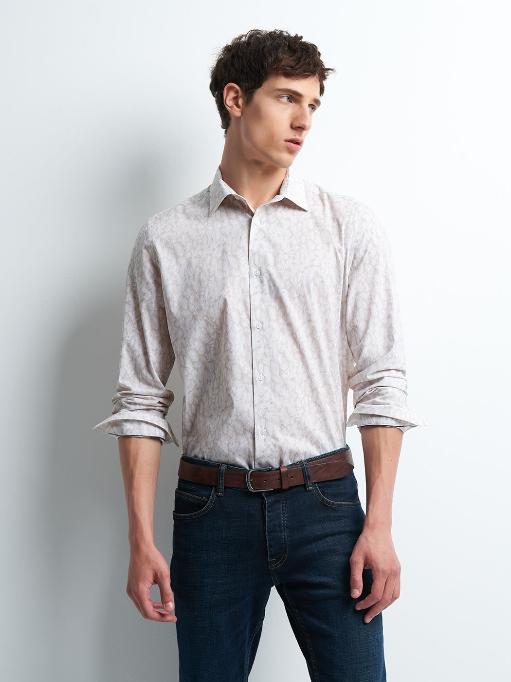 Chemise slim végétale - DEVRED 1902