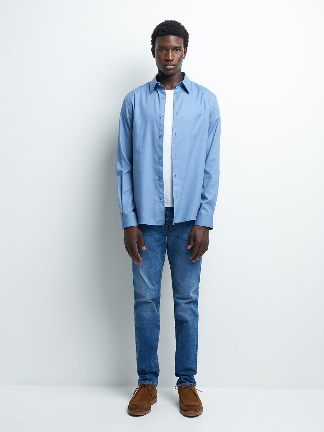 Chemise slim unie - DEVRED 1902