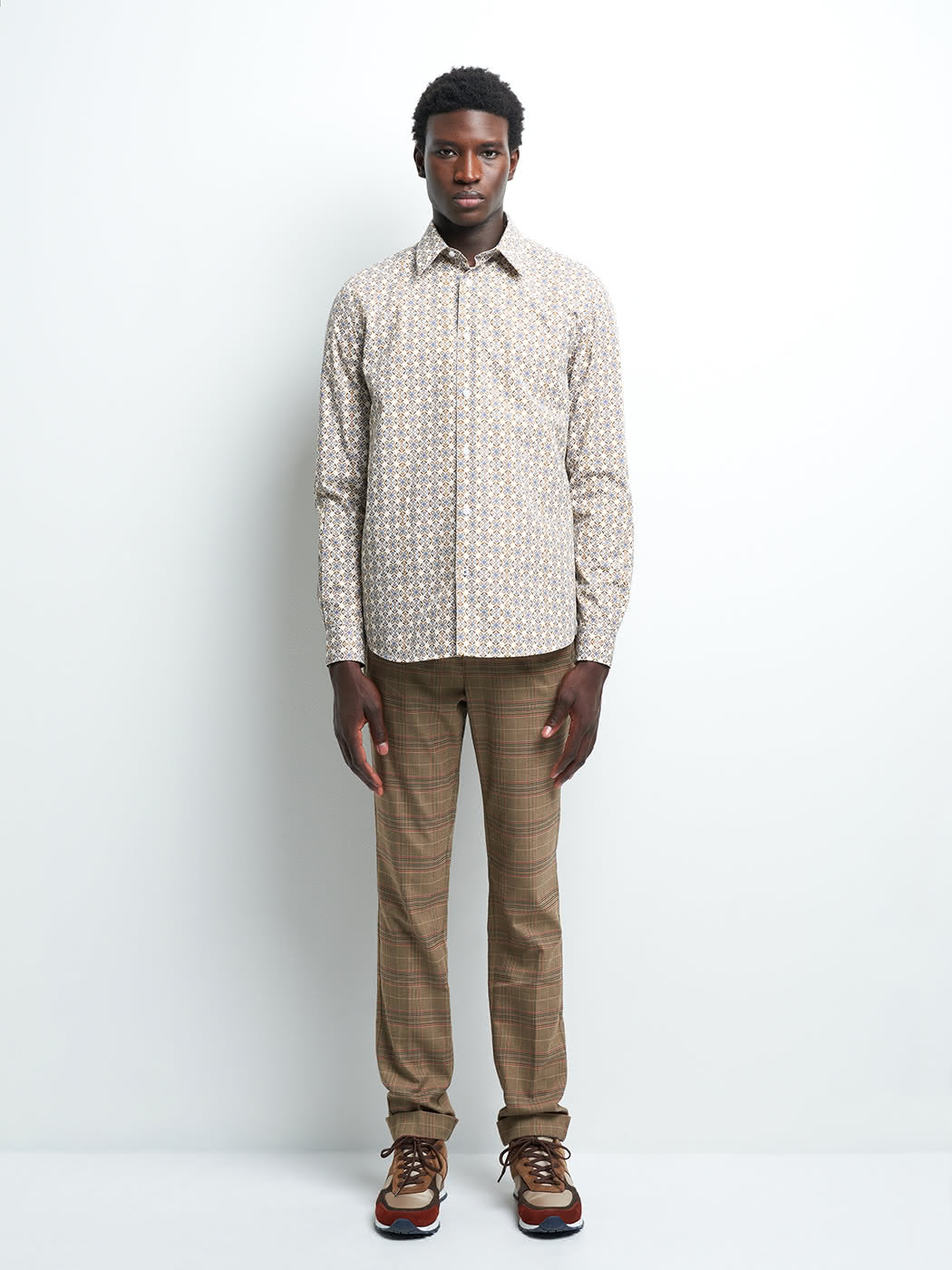 Chemise slim géométrique - DEVRED 1902