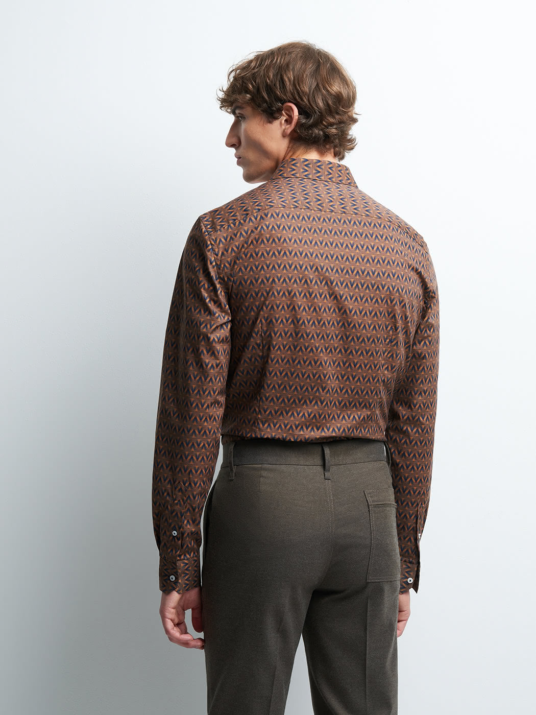 Chemise slim géométrique - DEVRED 1902