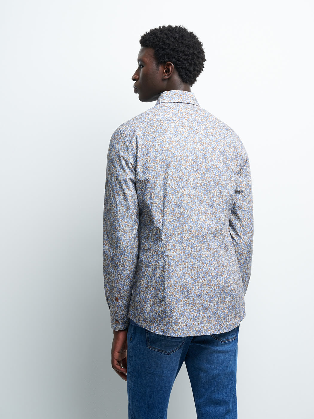 Chemise slim fleurie - DEVRED 1902