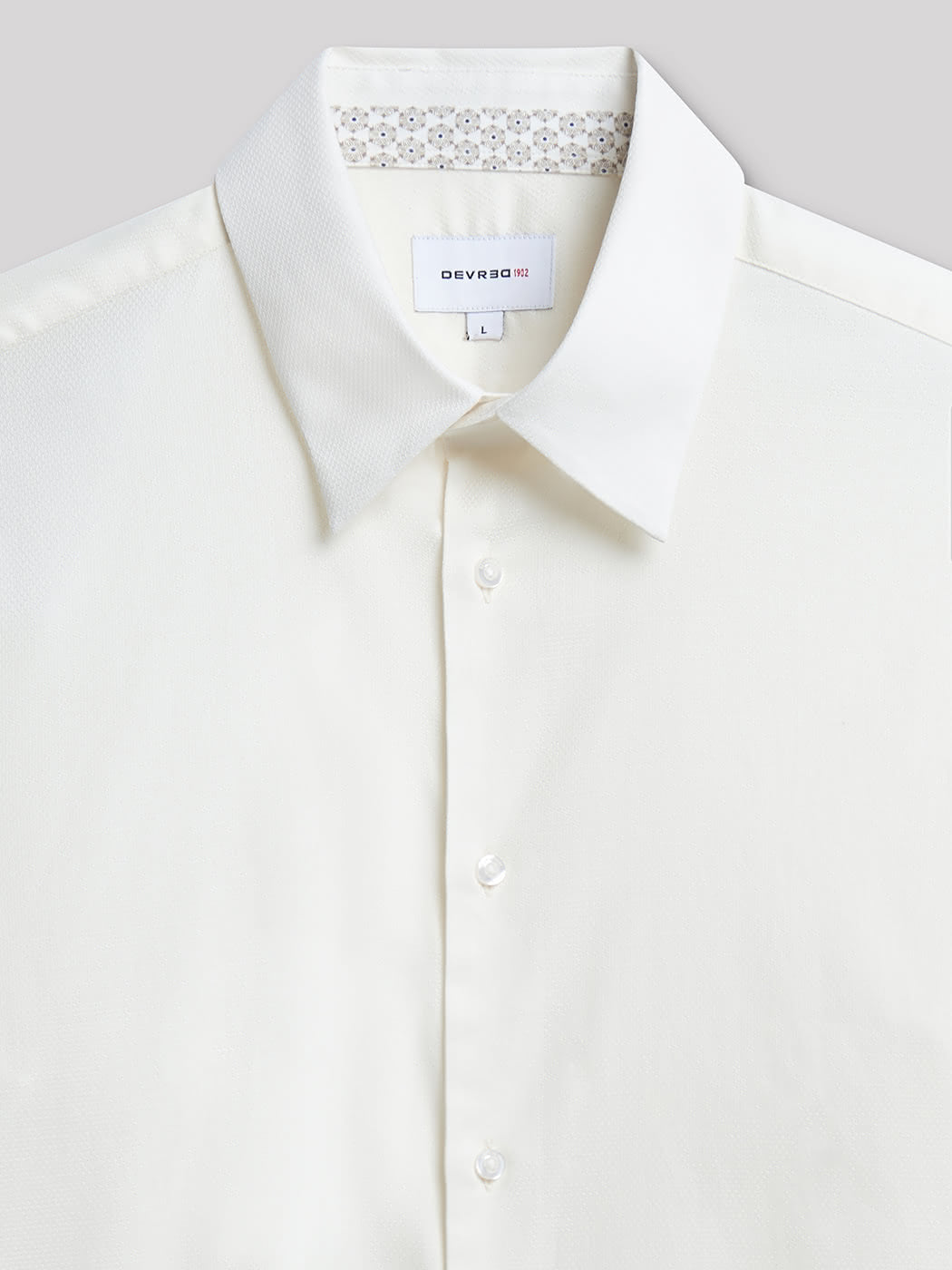 Chemise slim faux uni - DEVRED 1902