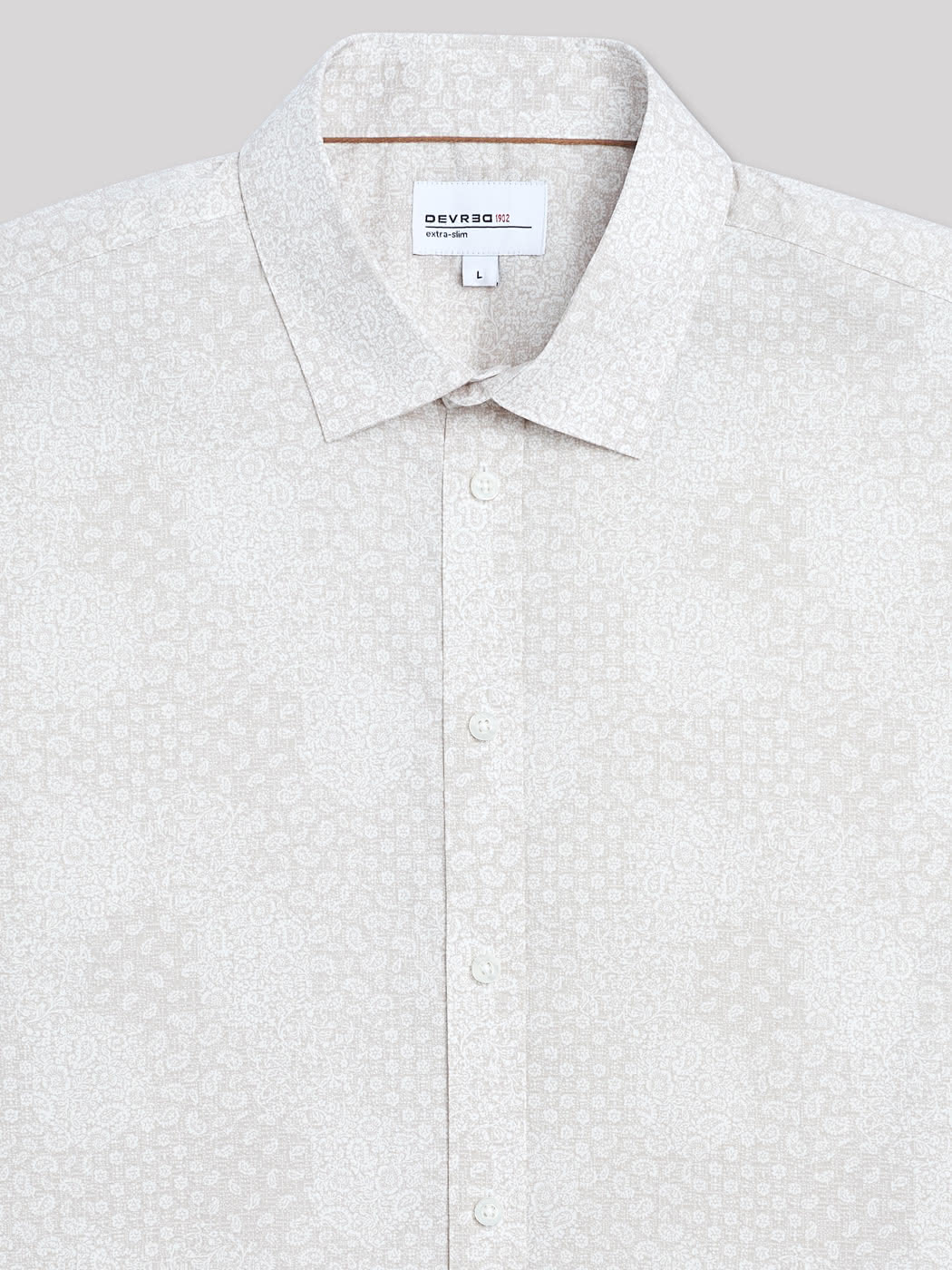 Chemise extra-slim stretch fantaisie - DEVRED 1902