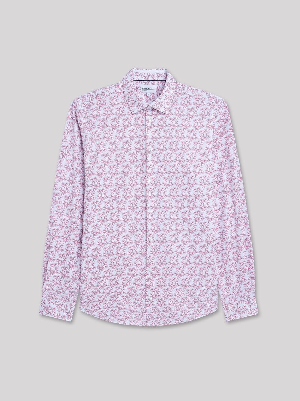Chemise extra-slim stretch fleurie - DEVRED 1902