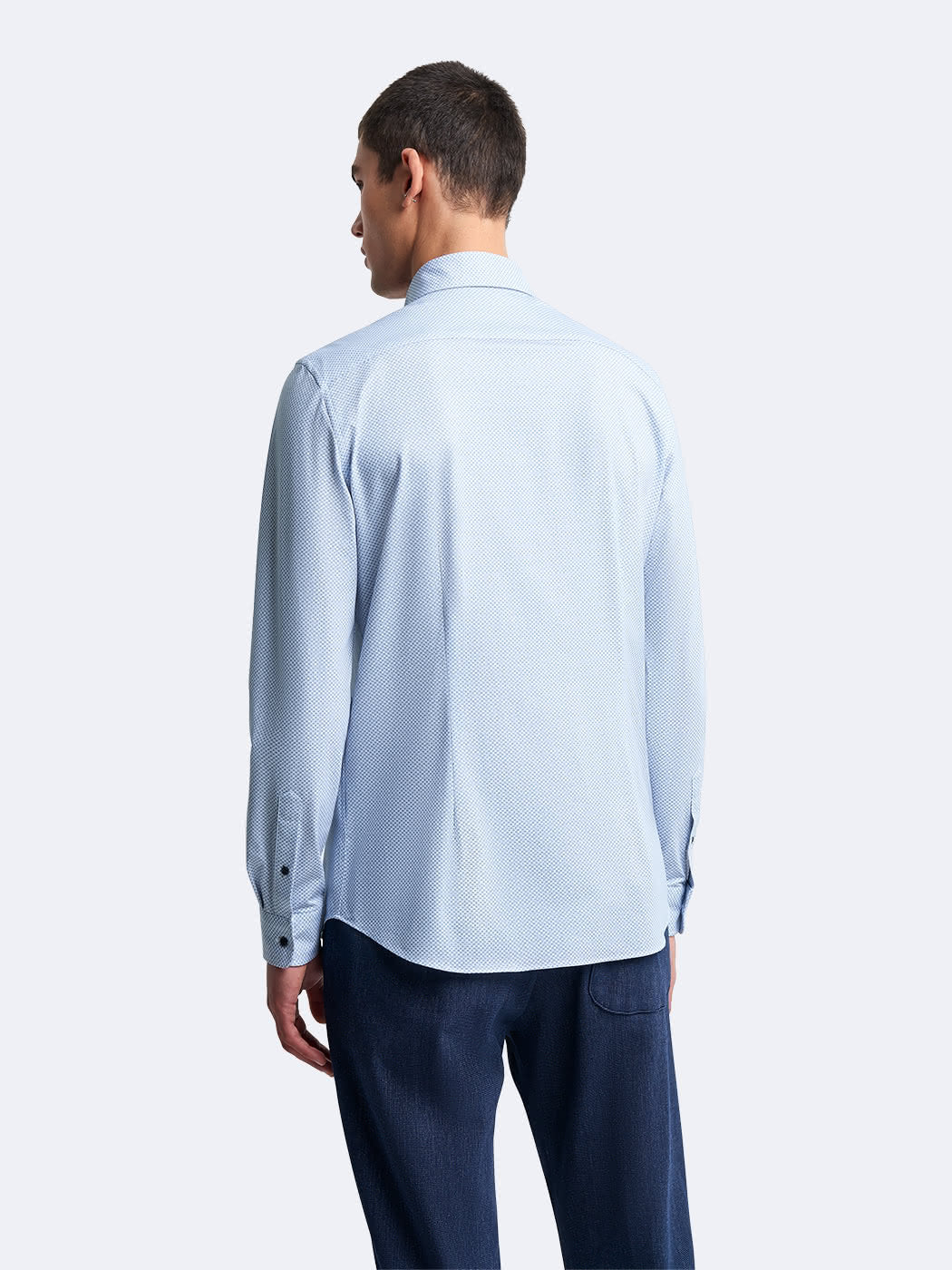 Chemise slim stretch géométrique - DEVRED 1902