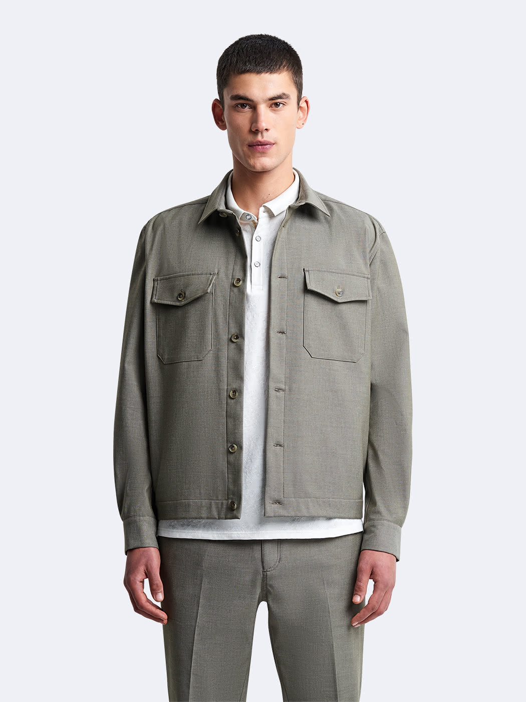 Chemise regular unie - DEVRED 1902