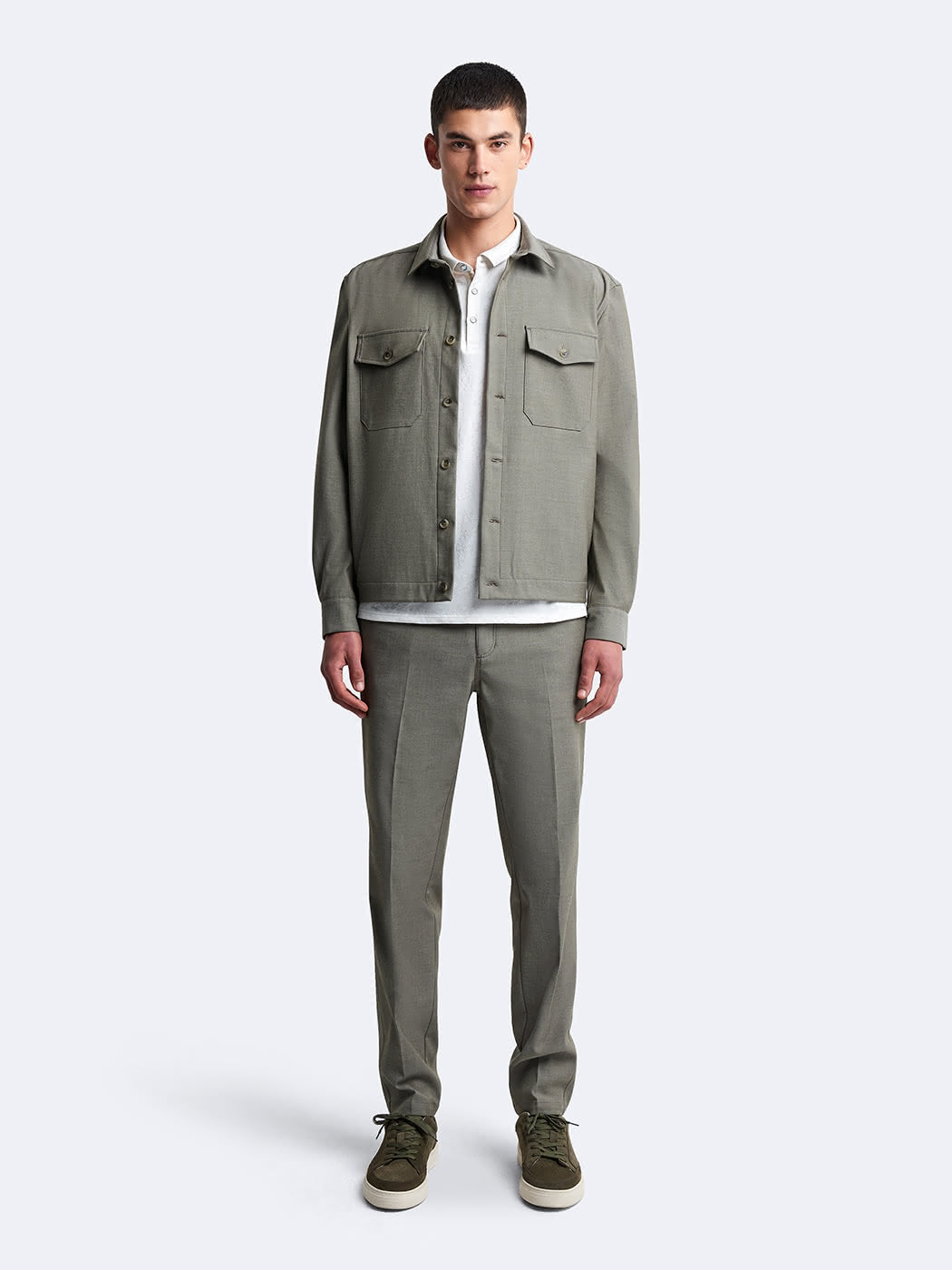 Chemise regular unie - DEVRED 1902