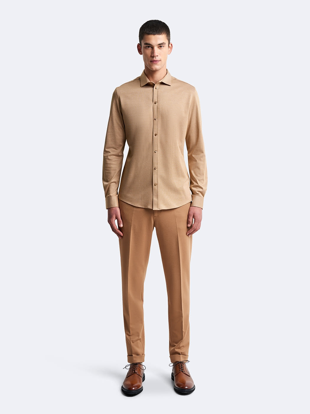 Chemise extra-slim unie - DEVRED 1902