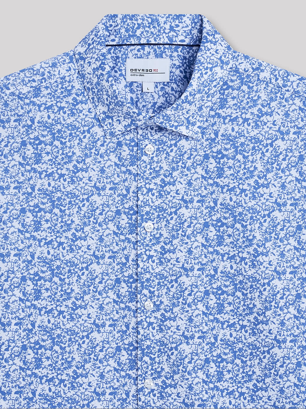 Chemise extra-slim fleurie - DEVRED 1902
