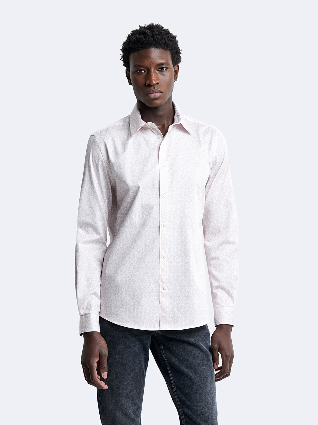 Chemise slim fleurie - DEVRED 1902