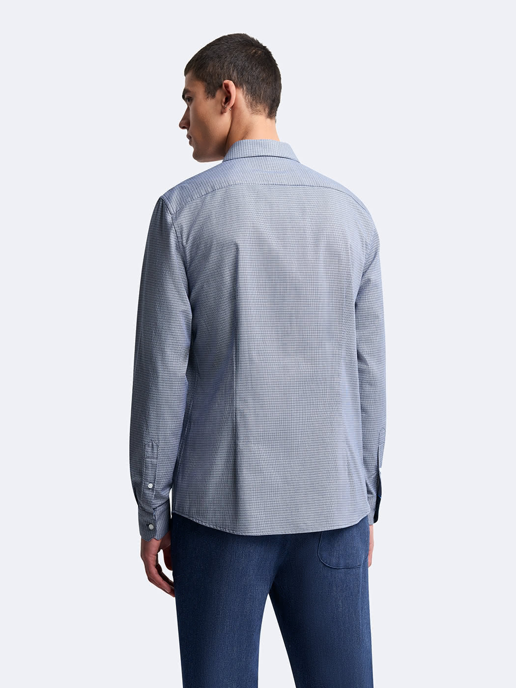 Chemise slim faux uni - DEVRED 1902