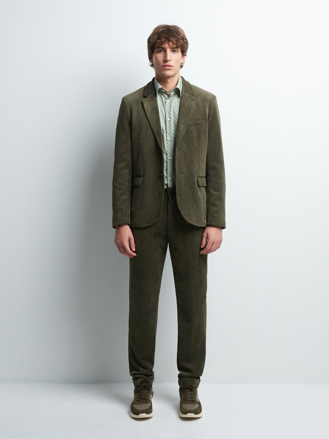 Chemise slim en coton imprimée - DEVRED 1902