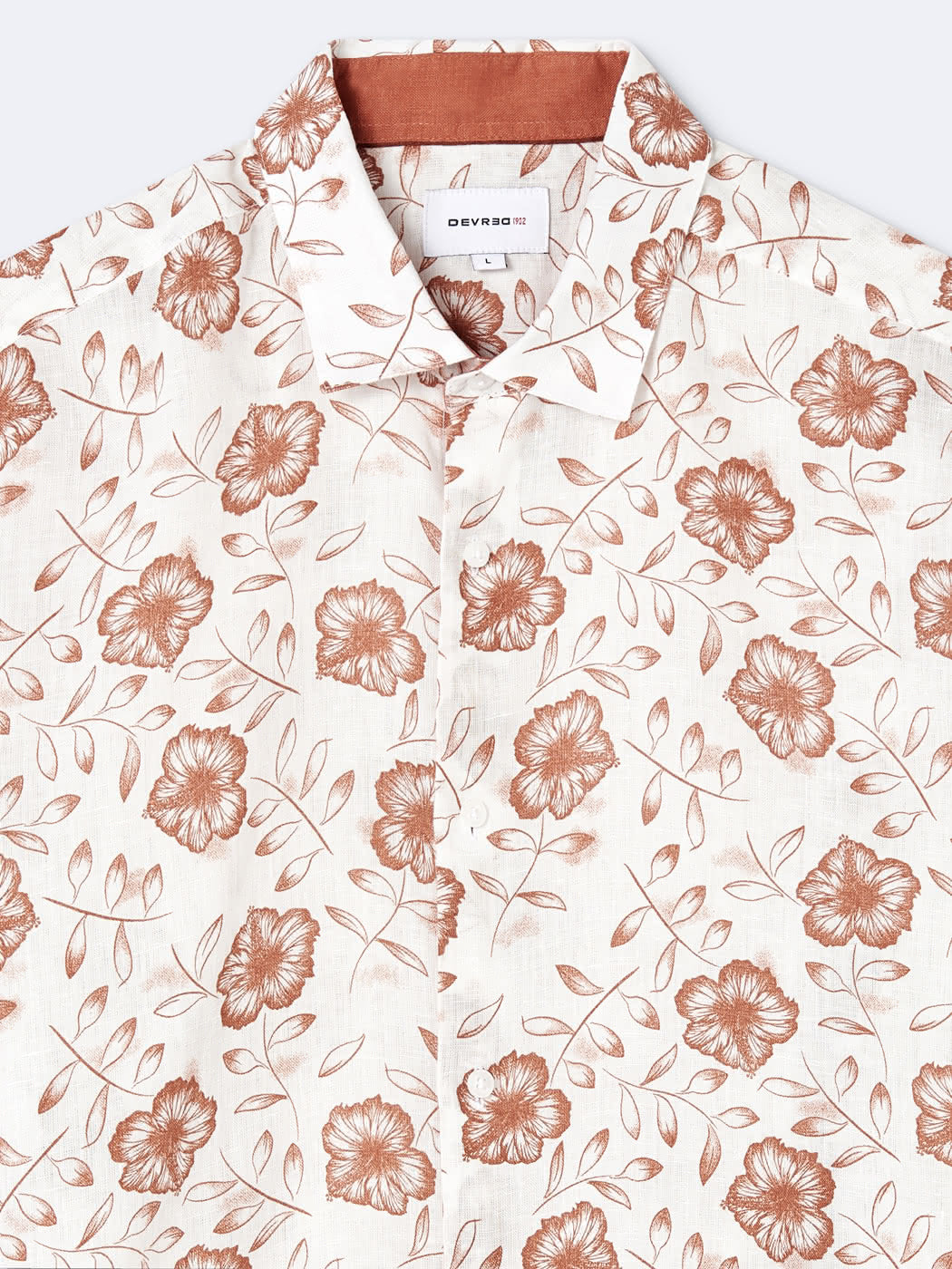 Chemise slim fleurie - DEVRED 1902