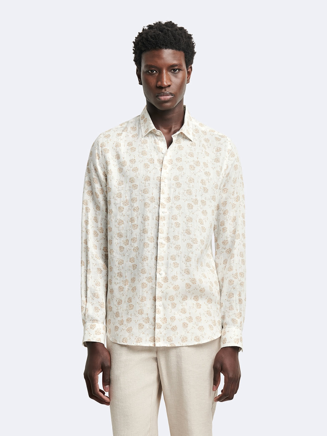 Chemise slim fleurie - DEVRED 1902