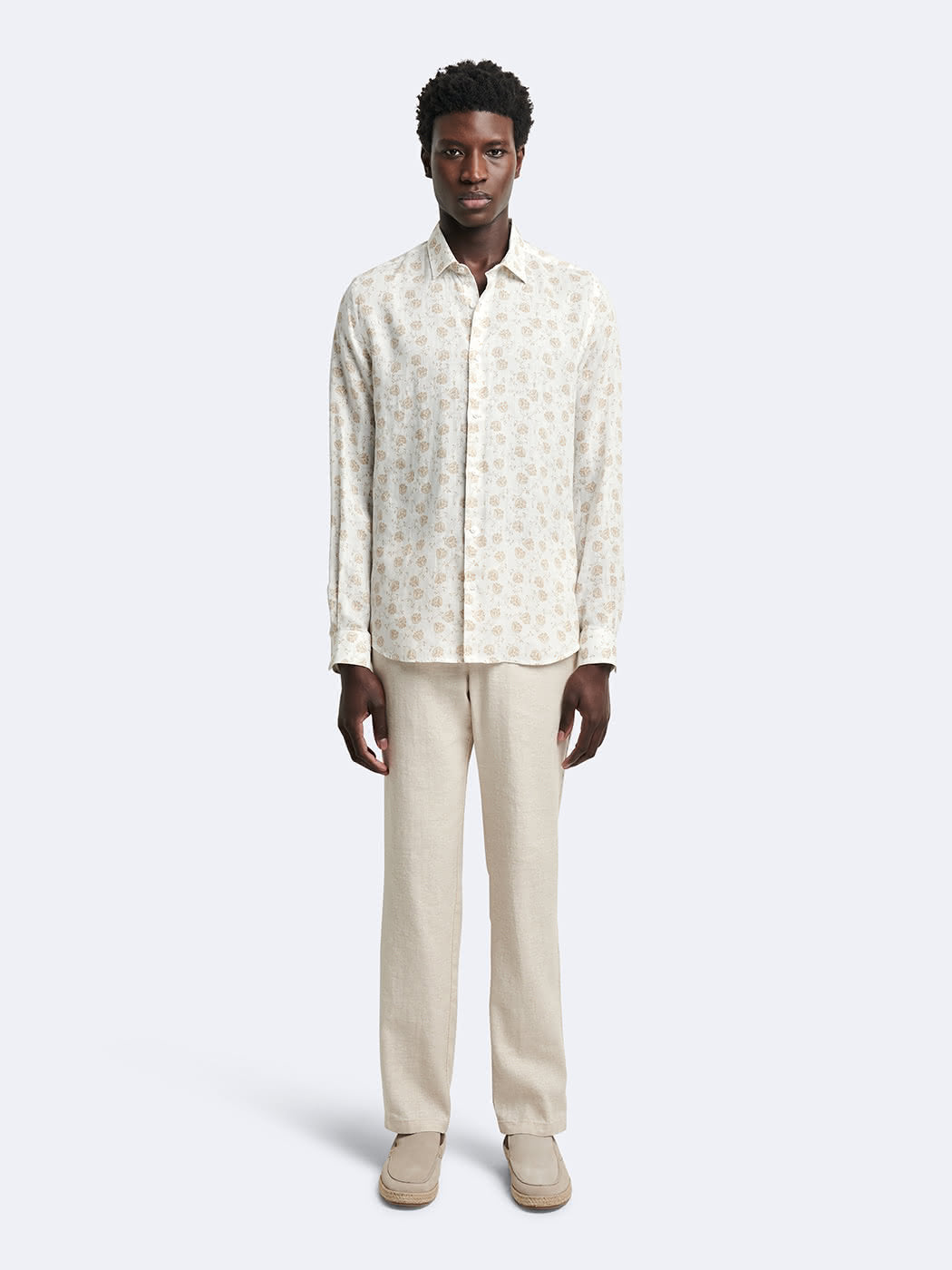 Chemise slim fleurie - DEVRED 1902