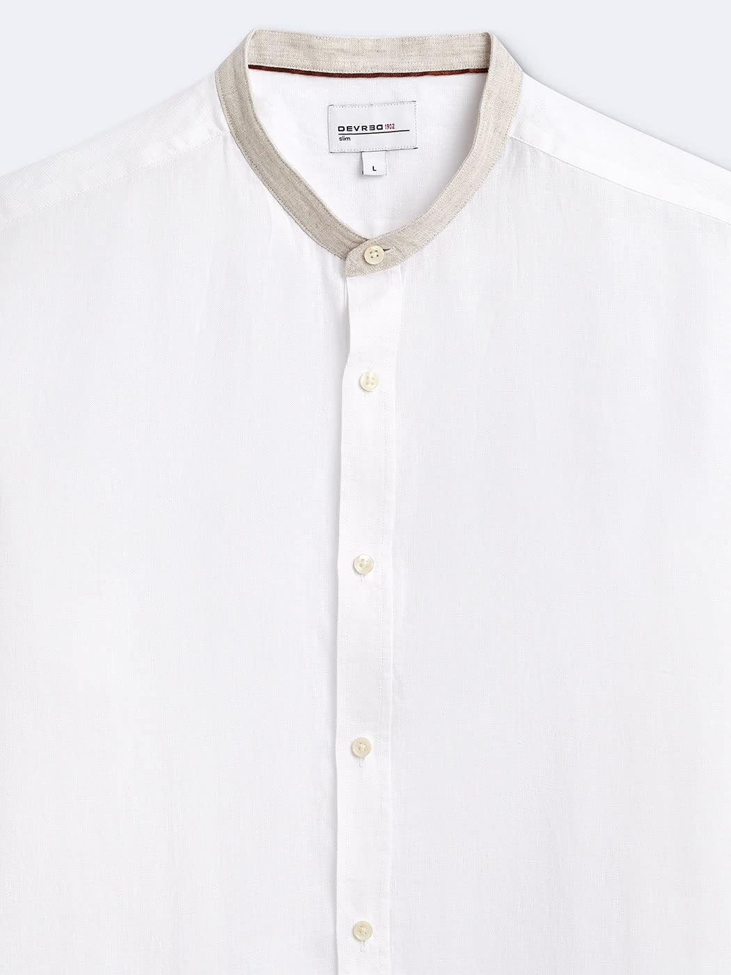Chemise slim en lin - DEVRED 1902