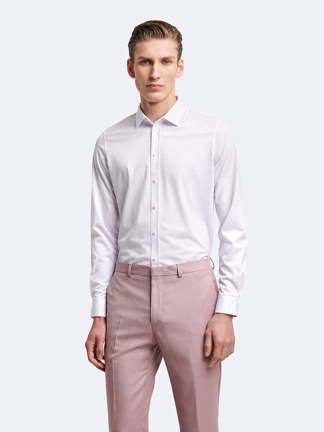 Chemise extra-slim fleurie - DEVRED 1902