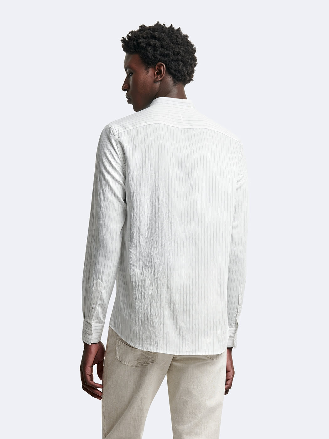 Chemise en coton modal rayée - DEVRED 1902