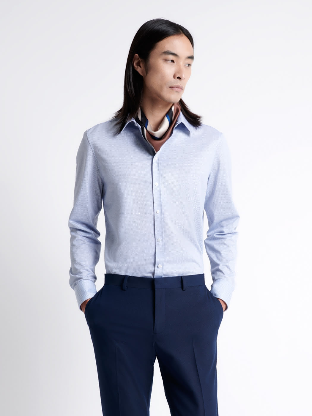 Chemise infroissable fantaisie - DEVRED 1902