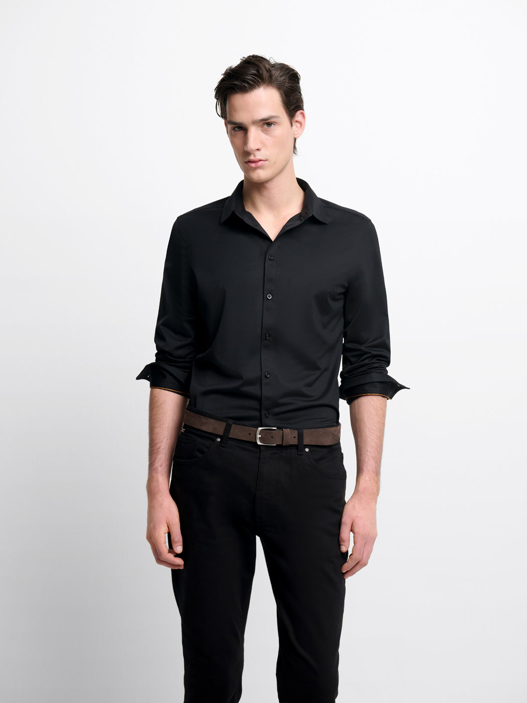 Chemise extraslim tissu traveler