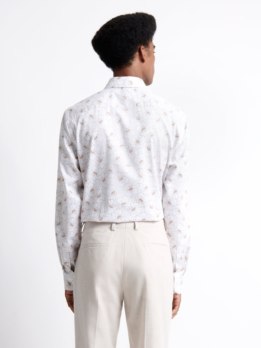 Chemise fleurie 100% coton - DEVRED 1902