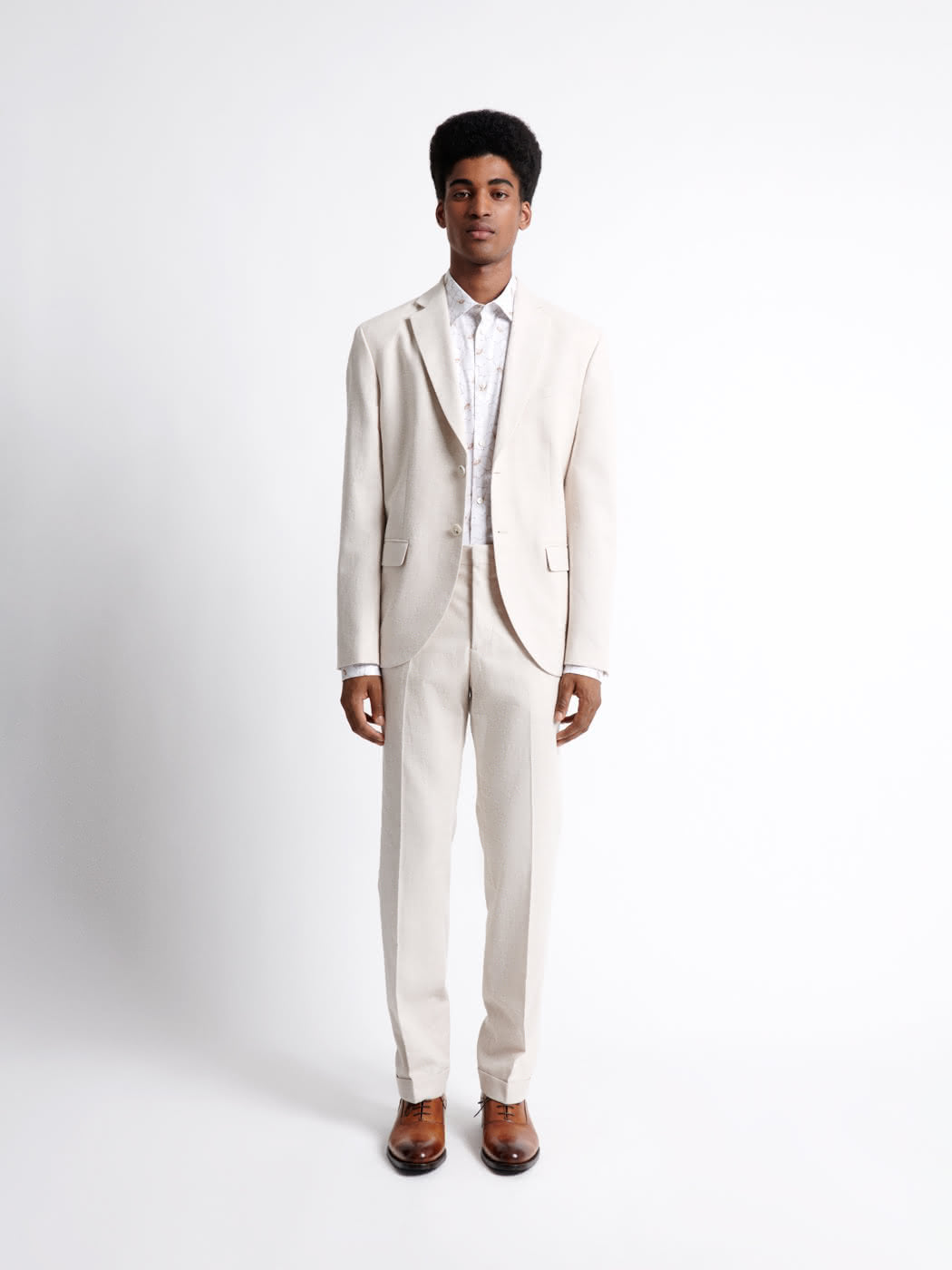 Chemise fleurie 100% coton - DEVRED 1902
